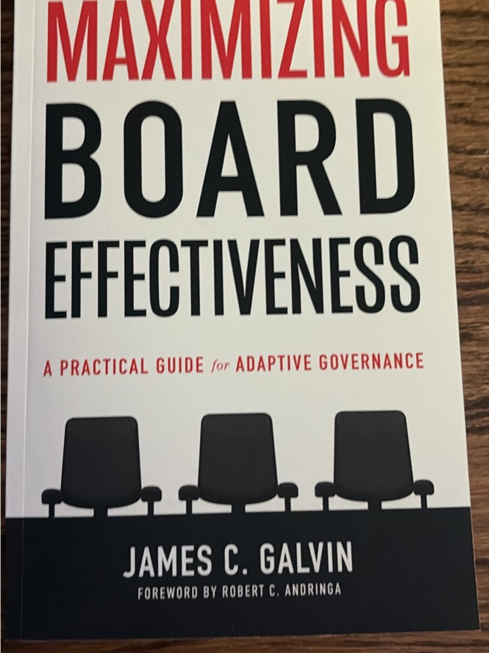 Maximizing Board Effectiveness by - White & Black Cover